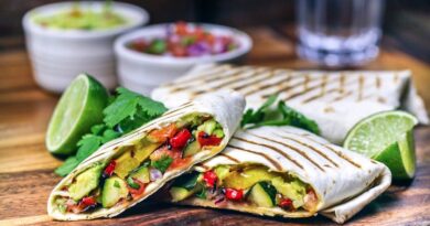 Wrap Vegano de Legumes