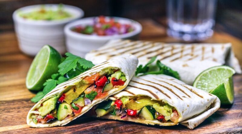 Wrap Vegano de Legumes